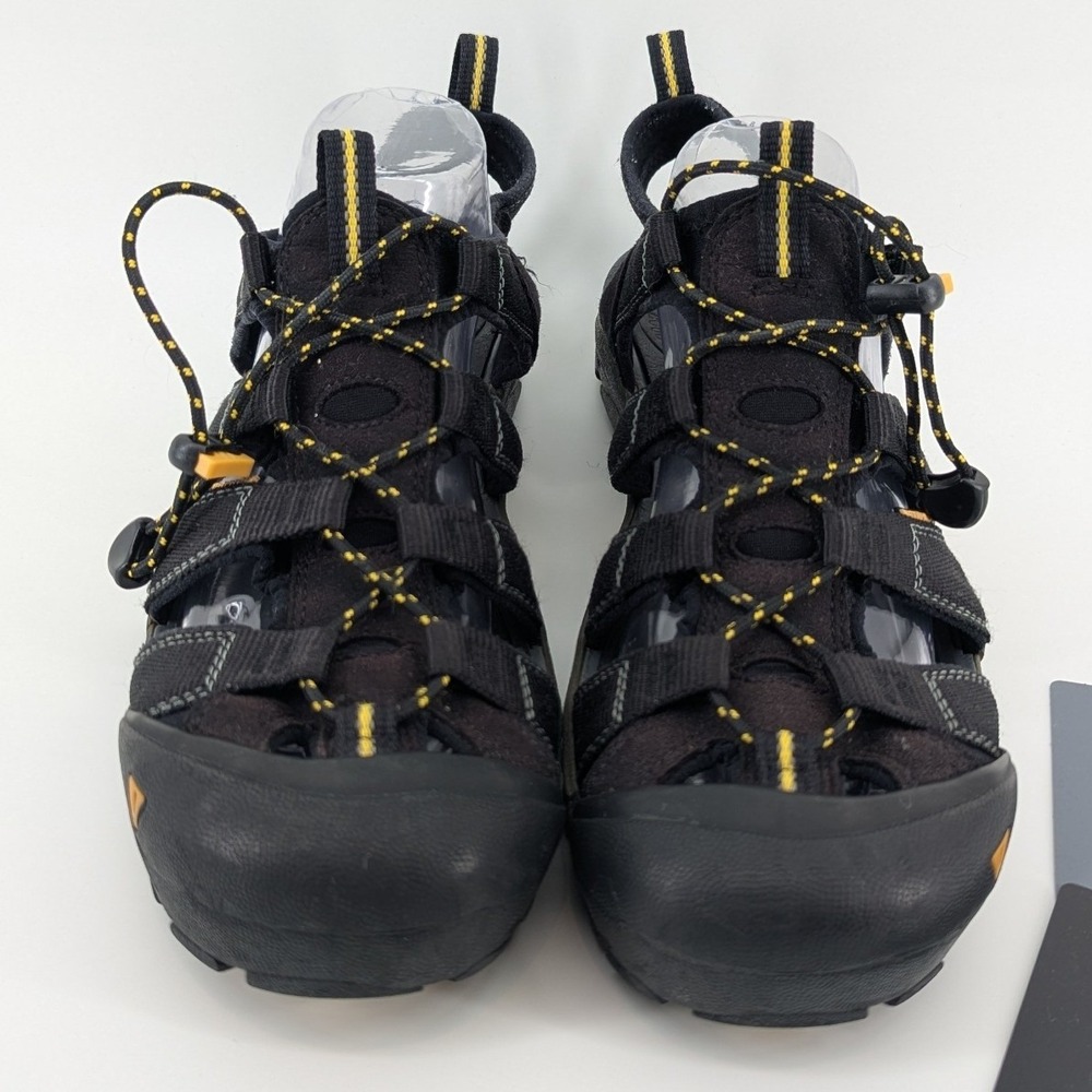 Keen Commuter Mens 12 Black Yellow SPD Cycling Sandals Bike Shoes 30CM